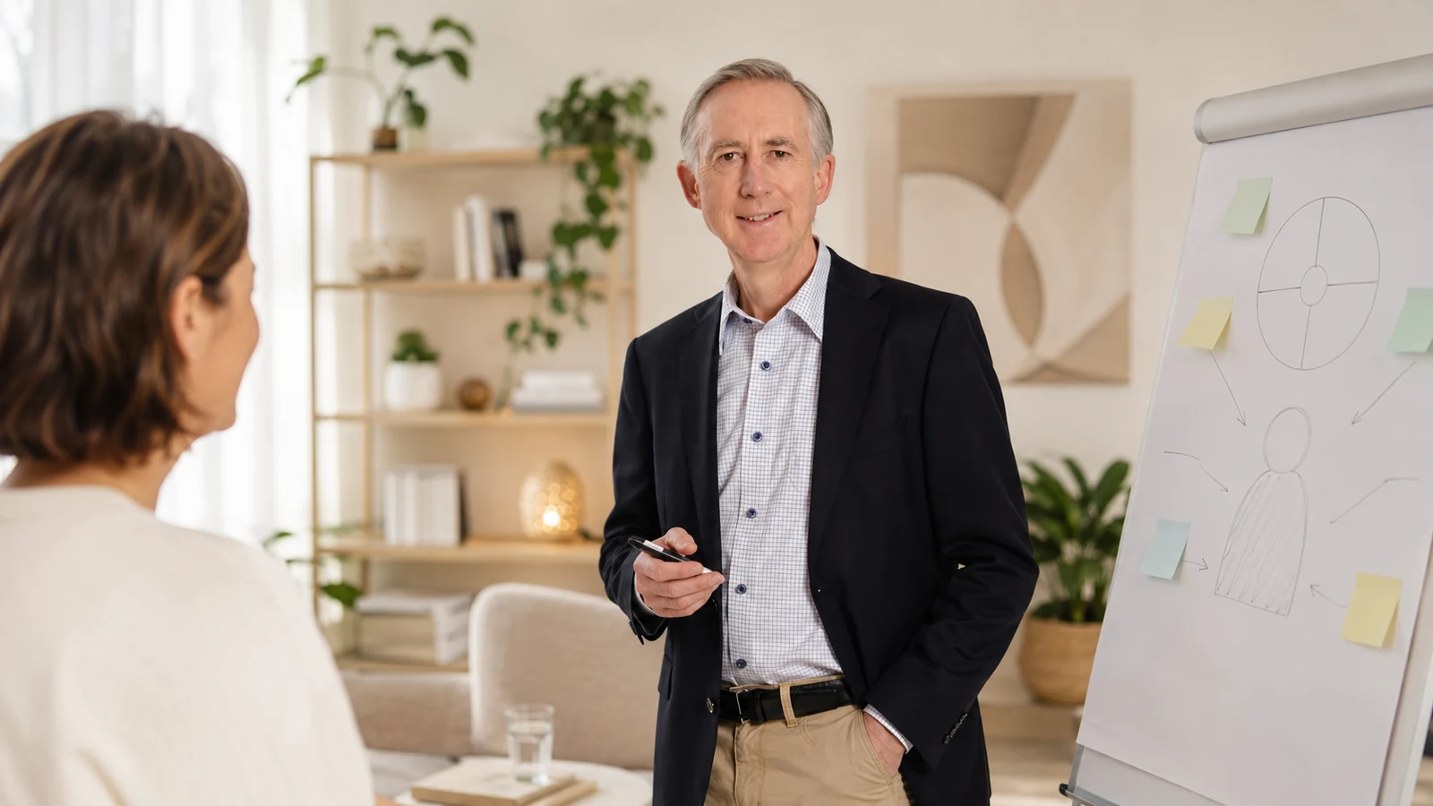 Lösungsorientiertes Coaching in ruhiger Gesprächsatmosphäre